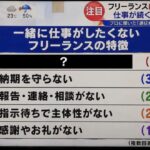 一緒に仕事をしたくないフリーランス